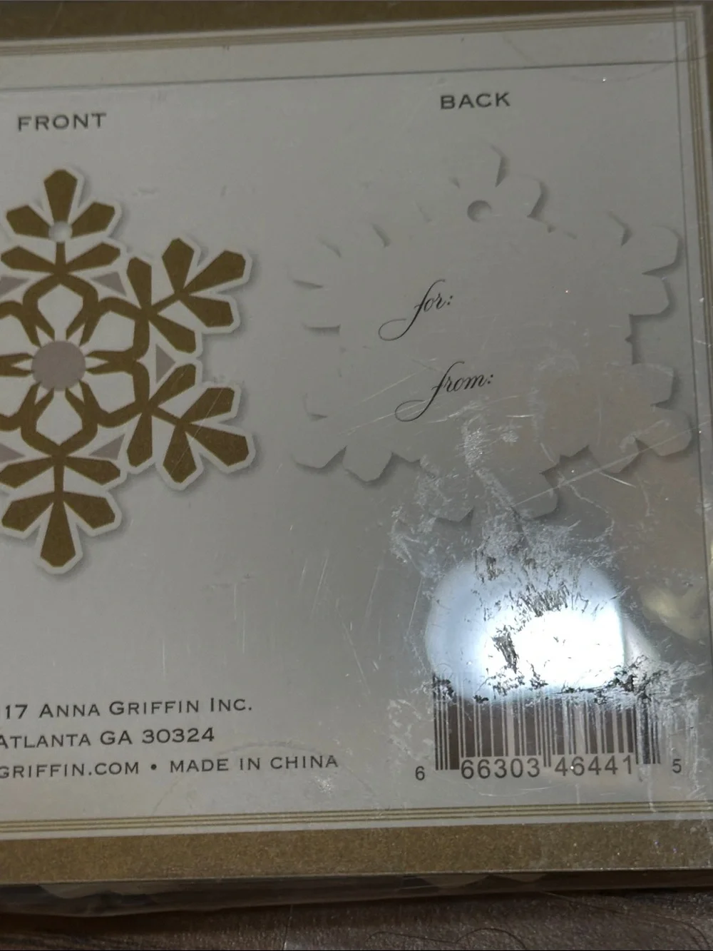 Anna Griffin Holiday Gift Bag & Tags Bundle - Red, Gold, White